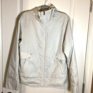 Columbia Sportswear Women's White Soft Shell Jacket Windbreaker Lightweight